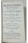 Meditations sur les mysteres de la foi, et sur les epitres et Evangiles, tomes 1, 3, 4, 1753