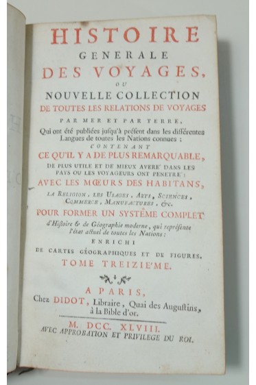 Histoire générale des voyages, tome 13 : Guinée, Côte d'or, 1748