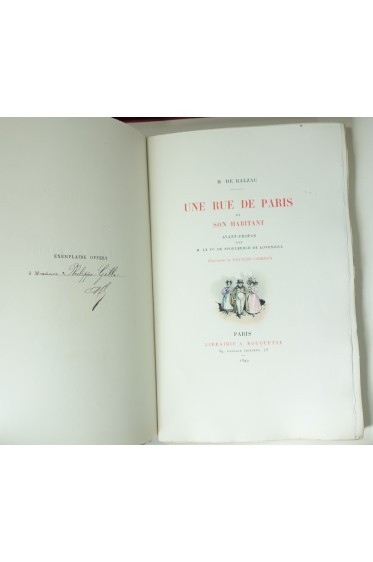 Une rue de Paris et son habitant. Illustrations couleurs de François Courboin + suite, Rouquette 1899