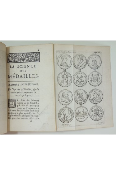 La Science des médailles antiques et modernes 2/2. Nombreuses planches, 1715 NUMISMATIQUE