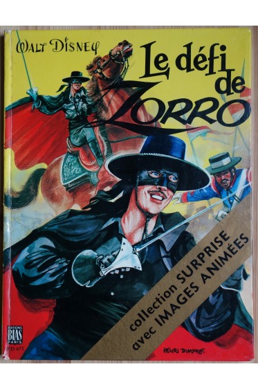 Le défi de Zorro - Collection surprise avec images animées - Rare - 1972 -