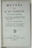 Oeuvres de M. de Florian. 8 tomes, ornés de figures, Dufart 1805