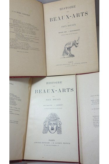 HISTOIRE DES BEAUX-ARTS, 3 TOMES: ANTIQUITE-ORIENT, MOYEN AGE, RENAISSANCE, ART MODERNE