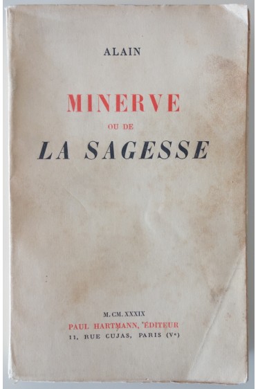 Minerve ou de la sagesse paul hartmann 1946