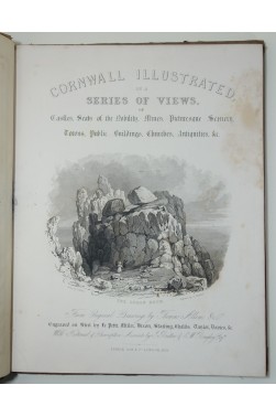 Cornwall Illustrated in a Series of Views of Castles by Thomas Allom. Fisher 1831