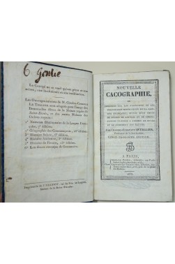 Nouvelle Cacographie ou exercices sur les participes et les principales difficultés de la langue française