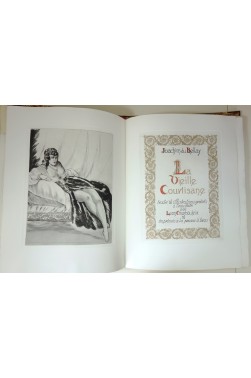 La vieille courtisane. Texte et illustrations gravés à l'eau-forte par Courbouleix.