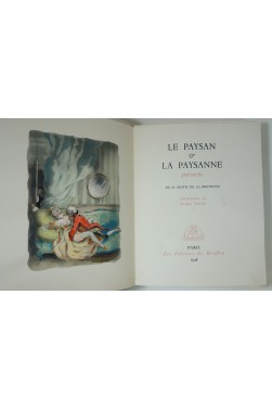 Le Paysan et la Paysanne pervertis - M. Restif de La Bretonne. Illustrations de Jacques Touchet