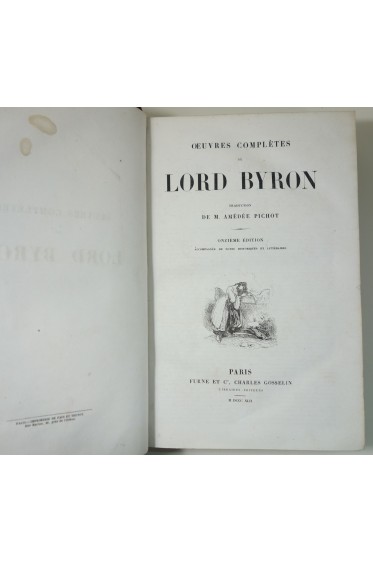 Oeuvres complètes de Lord Byron - belles gravures - Ed. Furne 1842