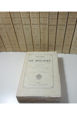 Oeuvres complètes de Molière commentées par M. Louis Moland 12/12 Compositions de Staal 1880 - 1885