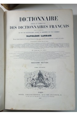 Dictionnaire général et grammatical des dictionnaires français 2/2 Napoléon Landais 1847 Didier