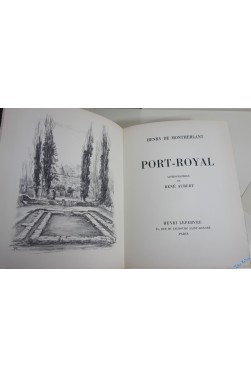 Port-Royal. Lithographies de René Aubert, avec 1 dessins original et 2 suites.