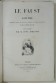 Le FAUST de Goethe. 1er tirage des Eaux-fortes de Tony Johannot - Michel Lévy 1847