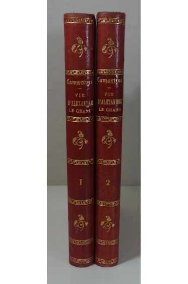 LAMARTINE. Vie d'Alexandre le Grand 2/2 - Edition originale, Firmin Didot - 1859