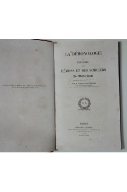 Walter SCOTT. La démonologie ou histoire des démons et des sorciers - 1832