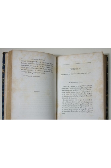 FLOURENS. BUFFON - Histoire de ses travaux et de ses idées. Paulin, 1844