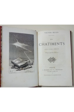 HUGO. Les Châtiments - seule édition complète. J. Hetzel éditeurs, c. 1870, Relié