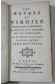 L'Abbé DESFONTAINES. Oeuvres de VIRGILE 4/4 - Edition Barbuty, 1770, Latin - Français