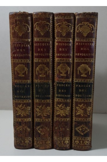 SOULAVIE. Mémoires historiques et politiques du règne de Louis XVI. 4tomes/6,1801