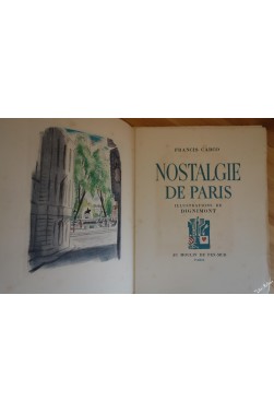 Nostalgie de paris. illustrations de Dignimont. AVEC SUITE