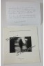 José-Luc MANZARES. Photographies - voiles sensibles. Dédicace + lettre, RARE 1995