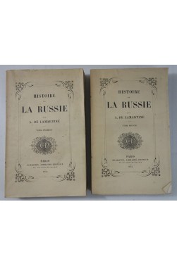 EO - A. de LAMARTINE. Histoire de la RUSSIE 2/2 - Perrotin, 1855, Edition originale