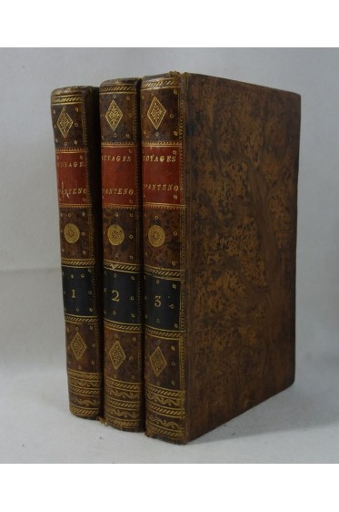 Voyages d'ANTENOR en Grèce et en Asie - Egypte. 3 tomes - 5 gravures - reliures