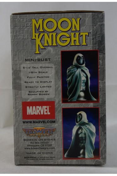 MARVEL mini-bust - MOON KNIGHT n°2545/5000 - Randy BOWEN - 14cm 2002