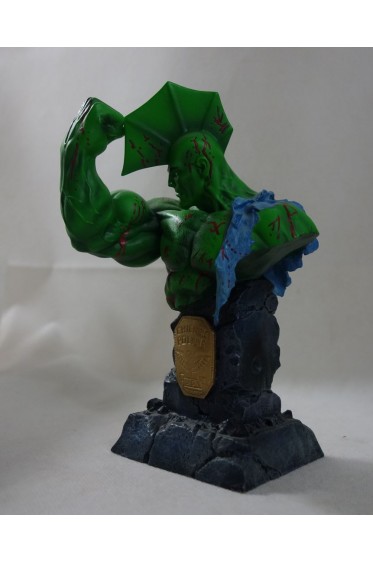 Image - Erik Larsen : SAVAGE DRAGON AP Bust! - N° 420 of 500 - 2004 RARE Hand-painted signé