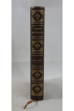 [ BELLE RELIURE ] Jean RICHEPIN. La mer - numéroté sur vélin, 1894, DREYFOUS