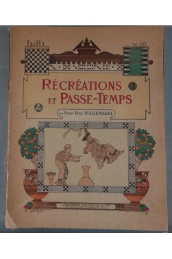 EO, D'ALLEMAGNE. Récréations et Passe-Temps - Planches couleurs, 1905. RARE JEUX