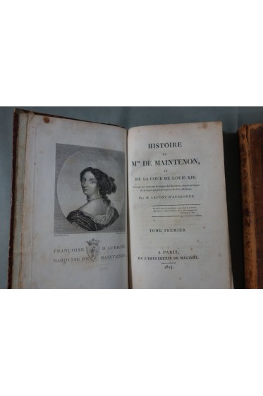 EO - HISTOIRE de Mme De MAINTENON et de la cour de LOUIS XIV. 1814 - complet en 2 tomes