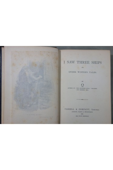 I SAW THREE SHIPS and Other Winter Tales by Q. - Cassell, London, 1892, first ed.