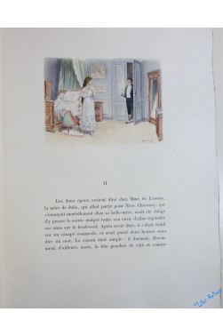 La double méprise. Aquarelles originales par Bertrand. Imprimées en couleurs.