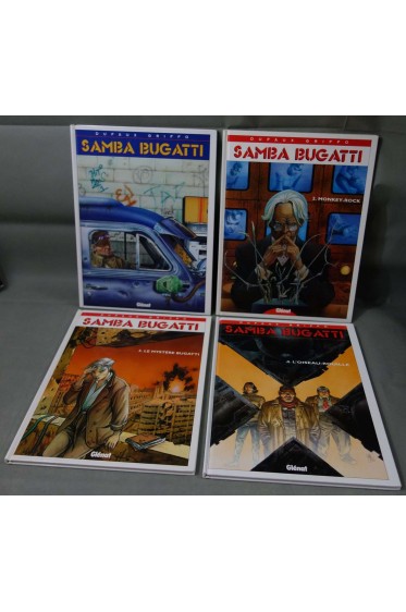 Lot Samba Bugatti, Tomes 1 à 4, dont 3 en Eo - Dufaux/Griffo - Ed. Glénat -