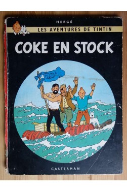 Tintin - Coke en Stock - Ed. Casterman, 1967 - 4ème plat B36 -