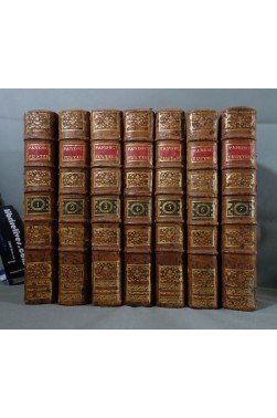 RELIURES in-4 - Empereur JUSTINIEN. Les 50 livres du digeste ou des pandectes, 7 tomes - COMPLET, 1803