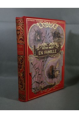 CARTONNAGE illustré ENGEL - Hector MALOT. En Famille - Ill. de LANOS - Flammarion