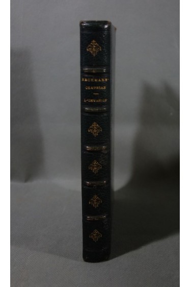 L'invasion ou le Fou Yégof par Erckmann-Chatrian. Bibliothèque HETZEL, fin 19è - RELIURE