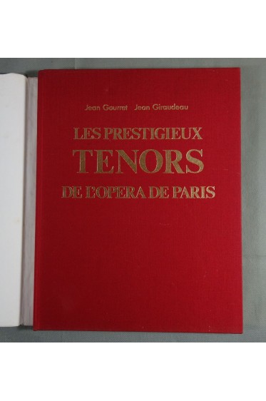 Les prestigieux ténors de l'Opéra de Paris - photos en NetB, 1980 - jaquette abimée