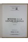 Initiation à la Lecture Musicale - Philippe Ganter - Ed. ID music/Ars Nova -