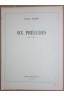 Six préludes : Pour piano - Claude Valéry - Partitions -