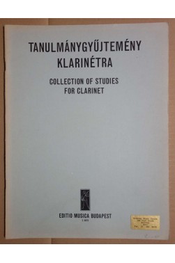 Tanulmanygyujtemeny klarinetra - collection of studies for clarinet [Partitio...