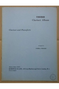 Third Clarinet album - Clarinet (Bb) and pianoforte arrangements