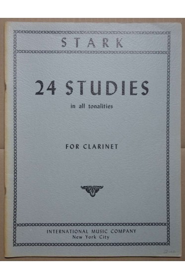 24 Studies in all tonalities for clarinet - Stark -