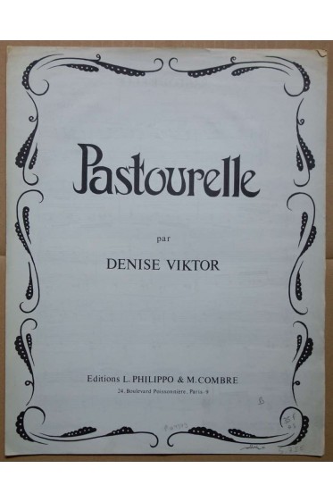 Pastourelle pour Piano - Denise Viktor -