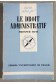 Le droit administratif