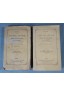 E. GERUZEZ. Cours de littérature historique, poétique. RARE - 2 tomes - 1867 et 1866