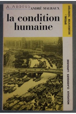 La condition humaine - Malraux - par A. Boutet de Monvel -