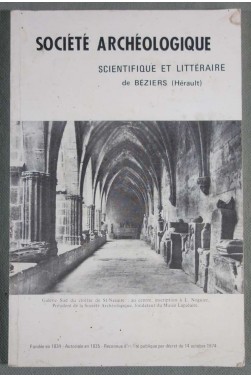 Société Archéologique, scientifique et littéraire de Béziers - Ve série, Volume XI, 1975 - Bulletin de la société -